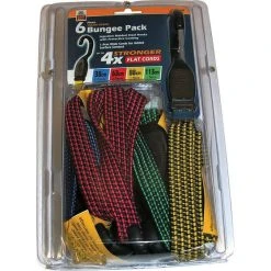 Gripwell Flat Bungee Strap - 6 Pack