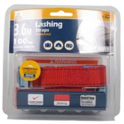 Gripwell Luggage Strap - 3.6m, 100kg, 2 Pack