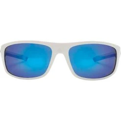 Stingray Flathead Polarised Sunglasses White With Blue Lens