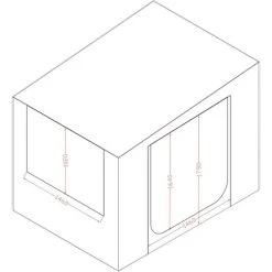 XTM 4x4 Accessories XTM Awning Tent 2m X 2.5m