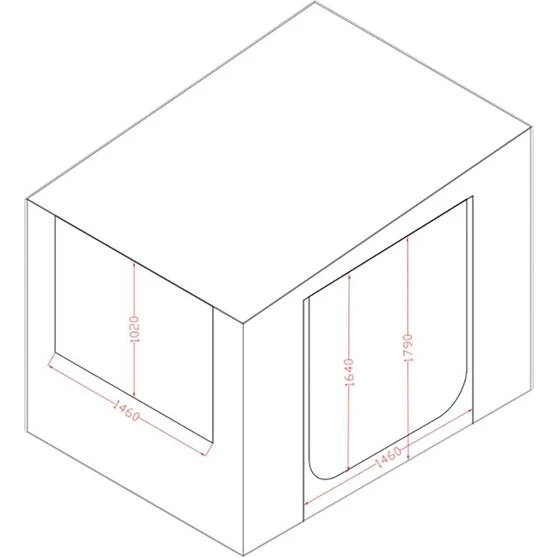 XTM 4x4 Accessories XTM Awning Tent 2.5m X 2.5m 3 XTM 4x4 Accessories XTM Awning Tent 2.5m X 2.5m