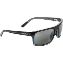 Maui Jim Men's Byron Bay Sunglasses Matte Black With Grey Lens
