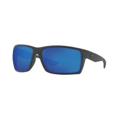 Costa Reefton Blackout Men's Sunglasses Black With Blue Lens