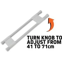 Explore Caravan & RV Double Fridge Bar 41-71cm