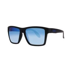 LXD Men’s Scholz Mirror Polar Sunglasses Matt Black With Blue Lens