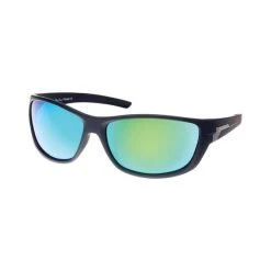 Blue Steel 4203 B01-T0S5 Men’s Polarised Sunglasses Matte Black With Green Mirror Lens