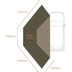 Darche Eclipse 180 Wall Set