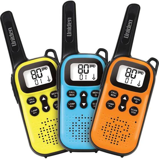 Uniden 0.5W Handheld UHF Radio Triple Pack 3 Uniden 0.5W Handheld UHF Radio Triple Pack