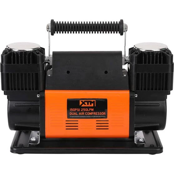 XTM 4x4 Accessories XTM Dual Air Compressor 250LPM 150PSI 3 XTM 4x4 Accessories XTM Dual Air Compressor 250LPM 150PSI