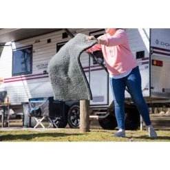 Companion Dust Off Mat Grey 90x60cm -AL-KO Store BCF 648913 08 hi res