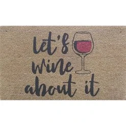Solemate Wine About It Coir Doormat