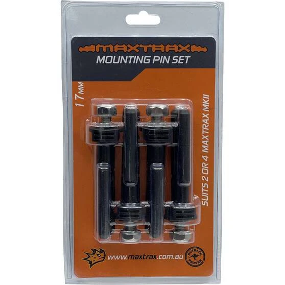 Maxtrax MKII 17mm Mounting Pin Set 3 Maxtrax MKII 17mm Mounting Pin Set